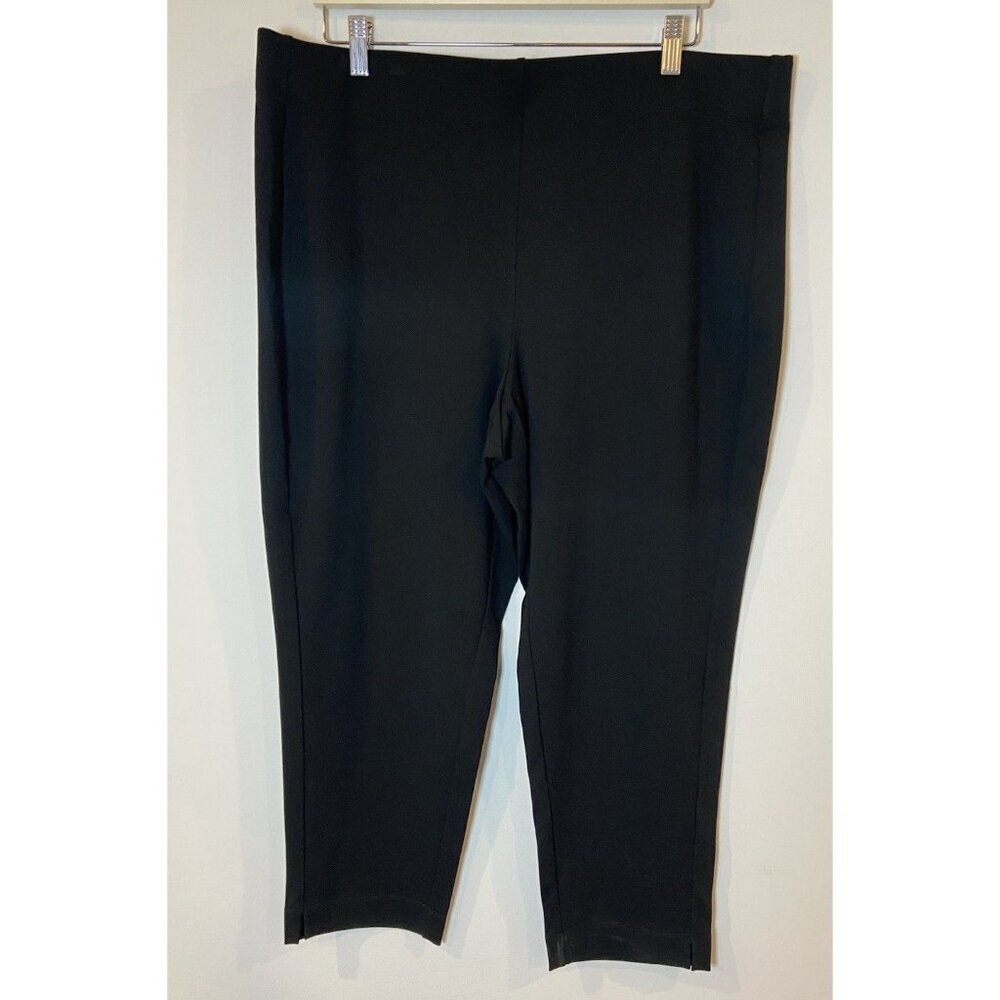 NWT J.Jill Wearever Collection Pants Forward Seam Slim Ankle Black XL Petite New